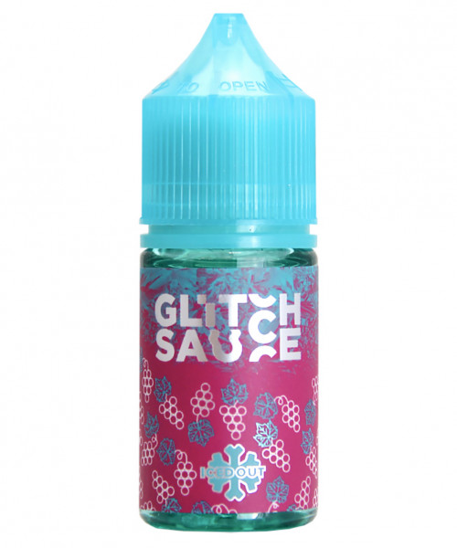 Жидкость Glitch Sauce Iced Out 30 мл 20 мг - Grape King (Виноградный сок)