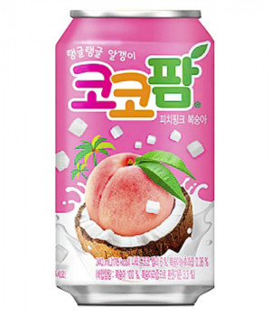 Лимонад Haitai Coco Palm Grapes - Peach Pink, 0.34