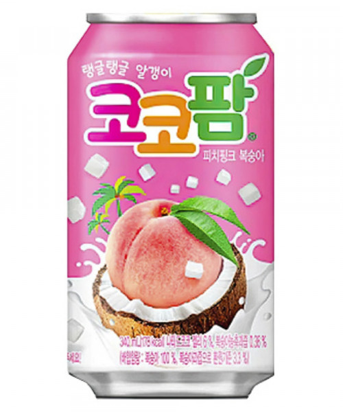 Лимонад Haitai Coco Palm Grapes - Peach Pink, 0.34