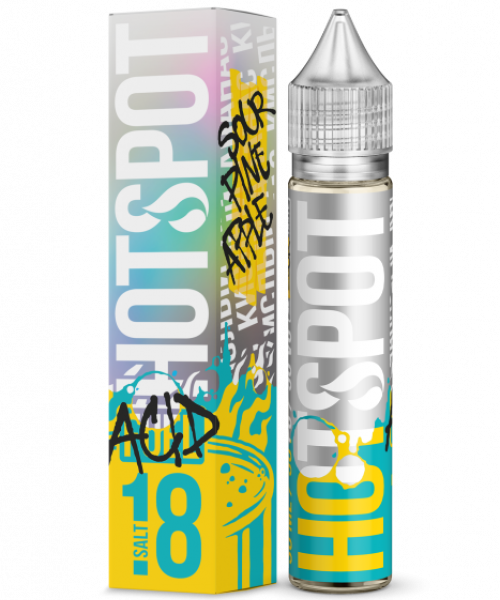 Жидкость HOTSPOT Sour 30 мл Ultra 20 мг - Pineapple Acid (Кислый ананас)