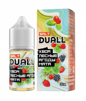 Жидкость DUALL 30 мл hard 20 мг - Хвоя, лесные ягоды, мята