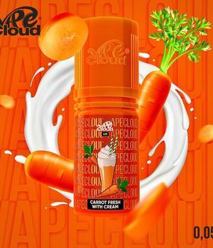 Жидкость Vape Cloud Lux 30 мл 20 мг - Carrot Fresh With Cream (Морковный фреш со сливками и льдом)