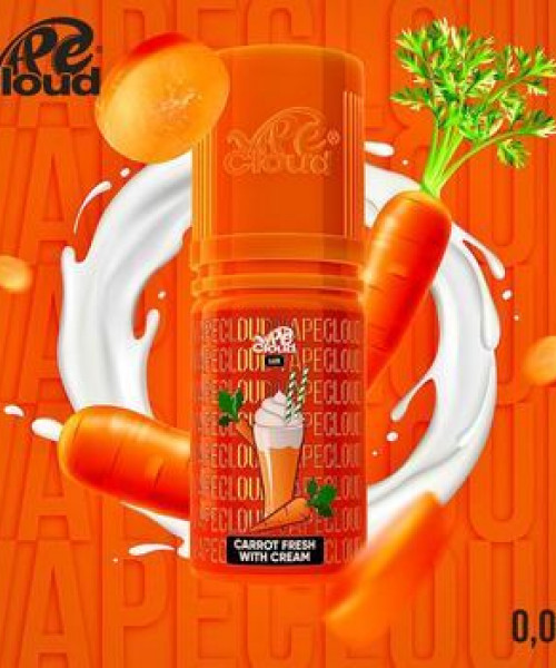 Жидкость Vape Cloud Lux 30 мл 20 мг - Carrot Fresh With Cream (Морковный фреш со сливками и льдом)