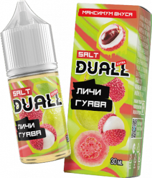 Жидкость DUALL EXTRA 30 мл hard 20 мг - Личи, гуава