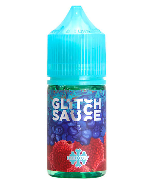 Жидкость Glitch Sauce Iced Out 30 мл 20 мг - Bleach (Голубика-личи)