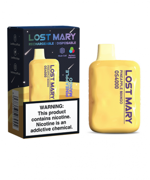 Электронная сигарета Lost Mary OS - Ананас манго, 4000 затяжек