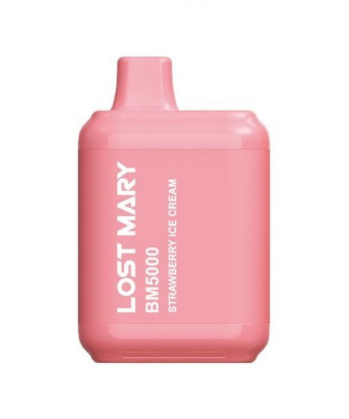 Электронная сигарета Lost Mary BM - Клубничное мороженное, 5000 затяжек