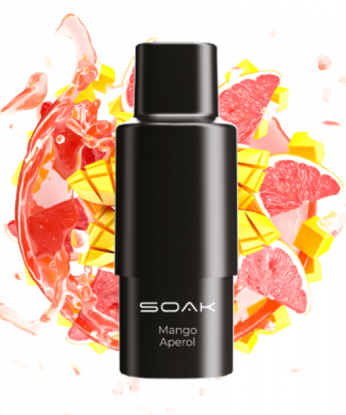 Картридж SOAK Q - Mango Aperol (Манго Апероль), 3000 затяжек