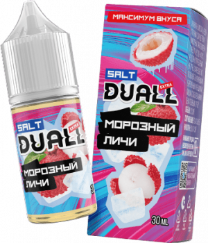 Жидкость DUALL EXTRA 30 мл hard 20 мг - Морозный личи