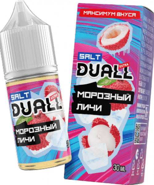 Жидкость DUALL EXTRA 30 мл hard 20 мг - Морозный личи