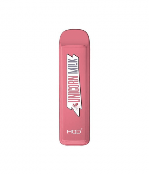 Электронная сигарета HQD Mega - Unicorn milk (Клубничный милкшейк), 1800 затяжек