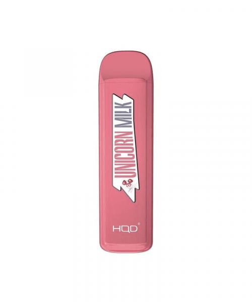 Электронная сигарета HQD Mega - Unicorn milk (Клубничный милкшейк), 1800 затяжек