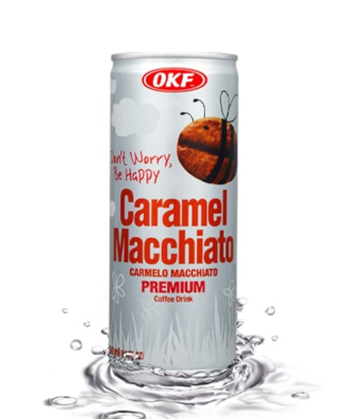 Кофейный напиток OKF - Caramel Macchiato 0.240 л