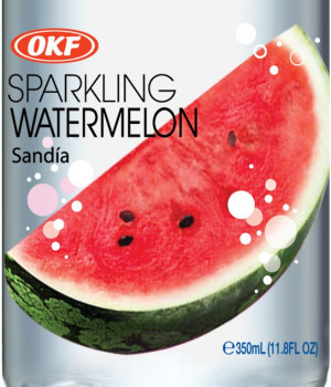 Лимонад OKF Sparkling - Watermelon, 0.35 л