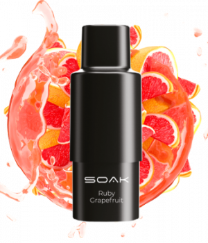 Картридж SOAK Q - Ruby Grapefruit (Рубиновый грейпфрут), 1500 затяжек