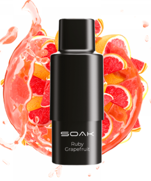 Картридж SOAK Q - Ruby Grapefruit (Рубиновый грейпфрут), 1500 затяжек