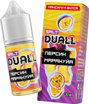 Жидкость DUALL EXTRA 30 мл hard 20 мг - Персик, маракуйя