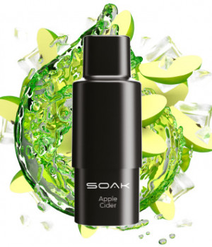 Картридж SOAK Q - Apple Cider (Яблочный сидр), 1500 затяжек