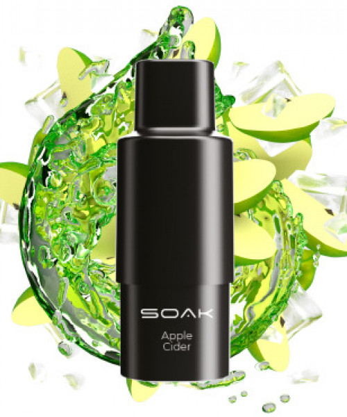 Картридж SOAK Q - Apple Cider (Яблочный сидр), 1500 затяжек