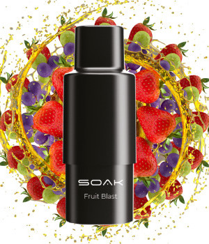 Картридж SOAK Q - Fruit Blast (Фруктовый взрыв), 1500 затяжек