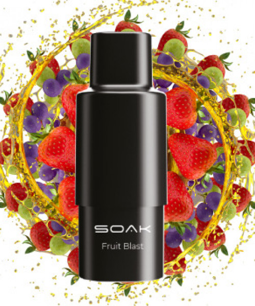 Картридж SOAK Q - Fruit Blast (Фруктовый взрыв), 1500 затяжек