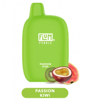 Электронная сигарета Flum Pebble - Passion Kiwi (Маракуйя Киви), 6000 затяжек