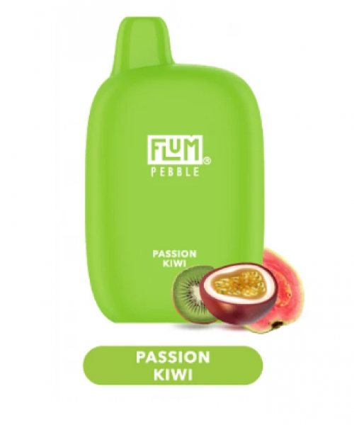 Электронная сигарета Flum Pebble - Passion Kiwi (Маракуйя Киви), 6000 затяжек