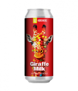 Пивной напиток 4Brewers - Giraffe Milk (Скитлс), 0.5л, 5.0%