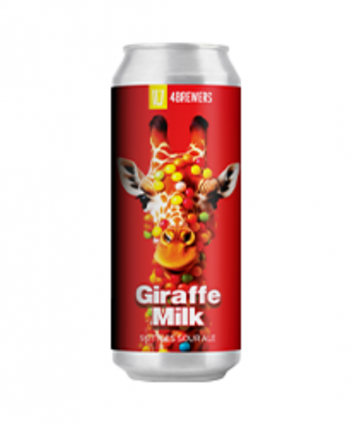 Пивной напиток 4Brewers - Giraffe Milk (Скитлс), 0.5л, 5.0%