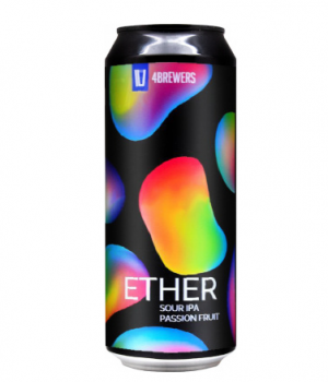 Пивной напиток 4Brewers - Ether (Маракуйя), 0.5л, 6.5%