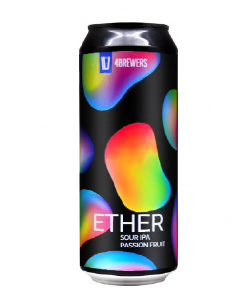 Пивной напиток 4Brewers - Ether (Маракуйя), 0.5л, 6.5%