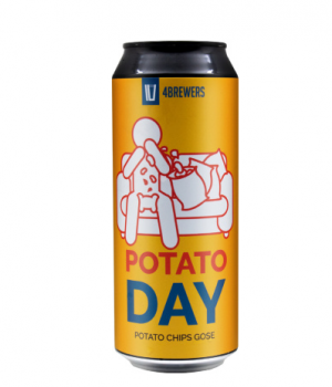 Пивной напиток 4Brewers - Potato Day (Картофельные чипсы), 0.5л, 4.5%