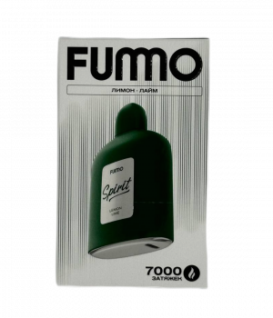 Электронная сигарета Fummo Spirit - Лимон Лайм, 7000 затяжек