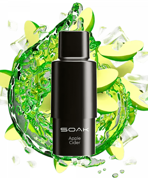 Картридж SOAK Q - Apple Cider (Яблочный сидр), 3000 затяжек