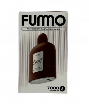 Электронная сигарета Fummo Spirit - Арахисовая Паста С Бананом, 7000 затяжек