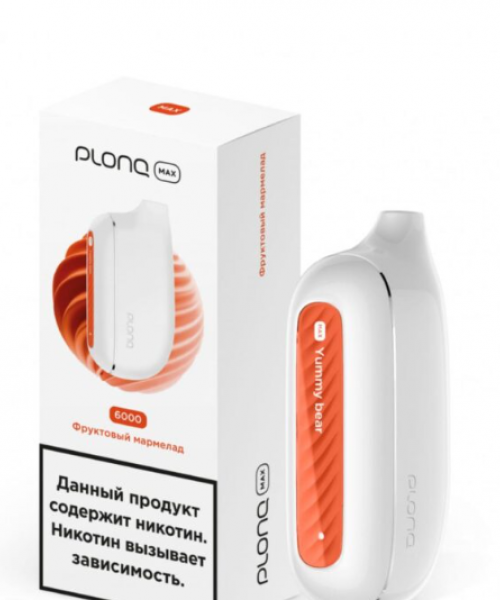 Электронная сигарета PLONQ Max - Фруктовый Мармелад, 6000 затяжек
