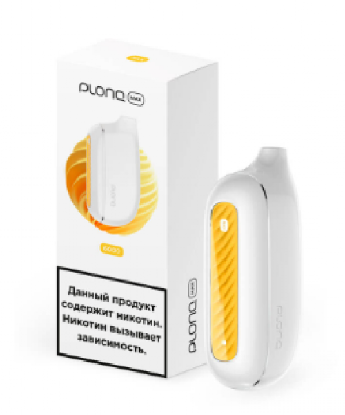 Электронная сигарета PLONQ Max - Ананас Кокос, 6000 затяжек