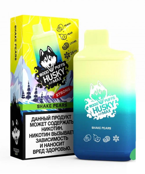 Электронная сигарета Husky Airmax - Shake pears (Персик,груша,личи), 8000 затяжек