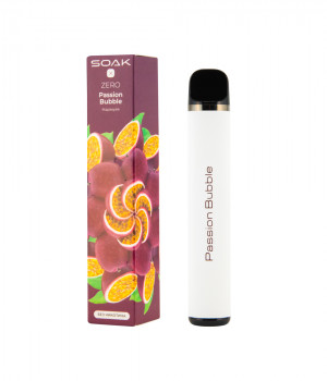 Электронная сигарета Soak X Zero - Passion Bubble (Маракуйя), 1500 затяжек
