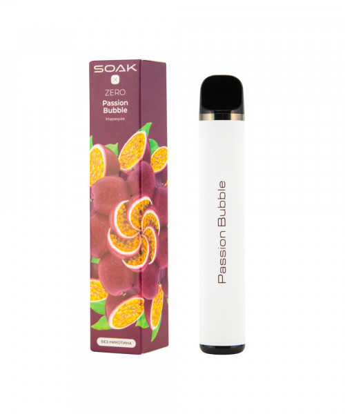 Электронная сигарета Soak X Zero - Passion Bubble (Маракуйя), 1500 затяжек