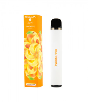 Электронная сигарета Soak X Zero - Nectarine (сладкий нектарин), 1500 затяжек