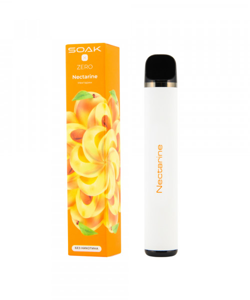 Электронная сигарета Soak X Zero - Nectarine (сладкий нектарин), 1500 затяжек