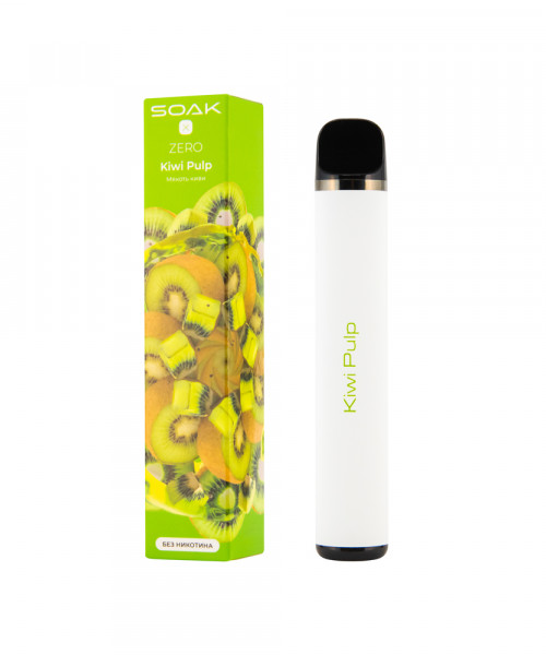 Электронная сигарета Soak X Zero - Kiwi Pulp (Киви), 1500 затяжек