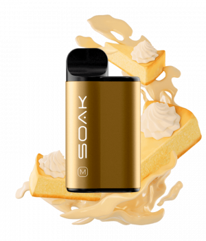 Электронная сигарета Soak M 4000 - New York Cheesecake (Чизкейк Нью-Йорк), 4000 затяжек