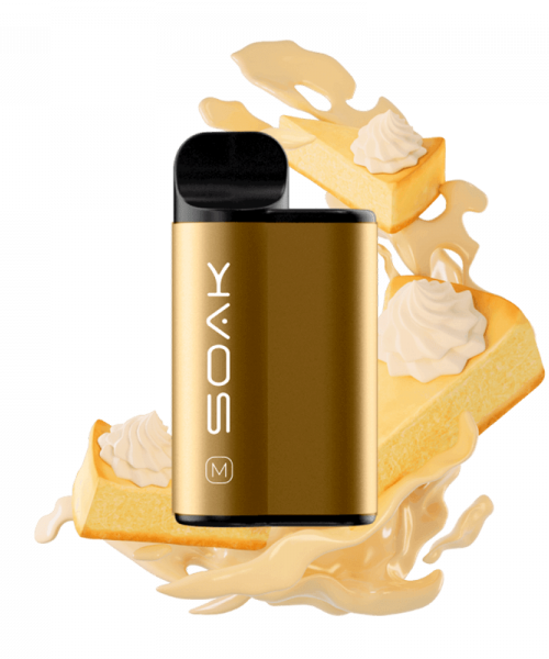 Электронная сигарета Soak M 4000 - New York Cheesecake (Чизкейк Нью-Йорк), 4000 затяжек