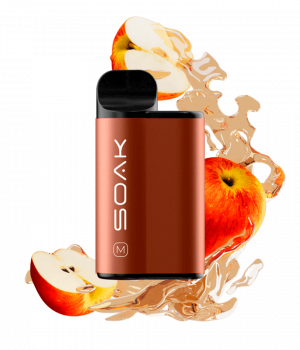 Электронная сигарета Soak M 4000 - New Zealand Kanzi Apple  (Новозеландское яблоко канзи), 4000 затяжек