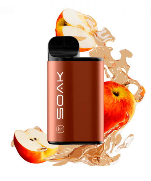 Электронная сигарета Soak M 4000 - New Zealand Kanzi Apple  (Новозеландское яблоко канзи), 4000 затяжек