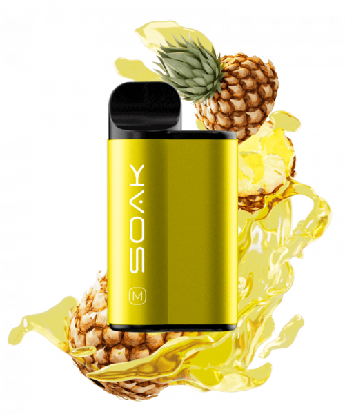 Электронная сигарета Soak M 4000 - Pineapple Syrup (Ананасовый сироп), 4000 затяжек
