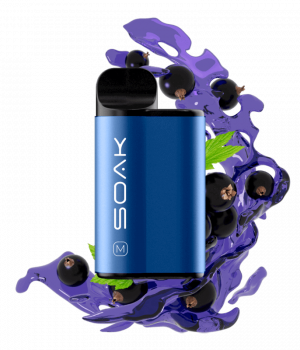 Электронная сигарета Soak M 4000 - Blackcurrant Daiquiri (Дайкири черная смородина), 4000 затяжек