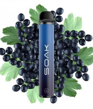 Электронная сигарета Soak X - Forest Blackcurrant (Лесная черная смородина), 1500 затяжек